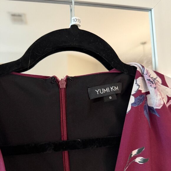 Yumi Kim Floral Cutout Jumpsuit by Yumi Kim Size Small Purple White - Picture 3 of 4